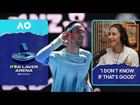 Musetti's Thoughts on Djokovic and Belinda Bencic Stops By | Pod Laver Arena | Australian Open 2026