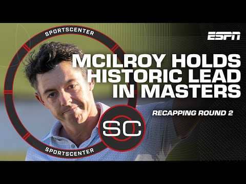 'ABSOLUTE DOMINANCE' 🤩 Rory McIlroy's 36-hole lead marks largest margin in history | 2026 Masters