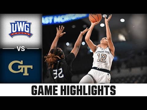 West Georgia vs Georgia Tech Game Highlights | 2025-26 ACC Women's Basketball
