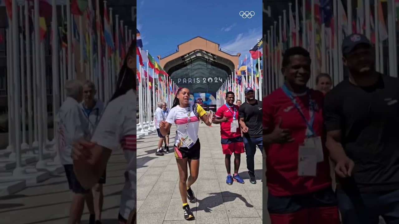 Wish we could rewind to #Paris2024. 🥹 Did you spot your country?#Olympics #LetsMove
