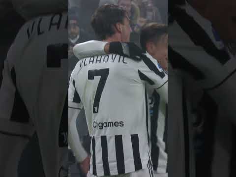 FIRST VLAHOVIC GOAL WITH JUVENTUS! #shorts #football #juventus