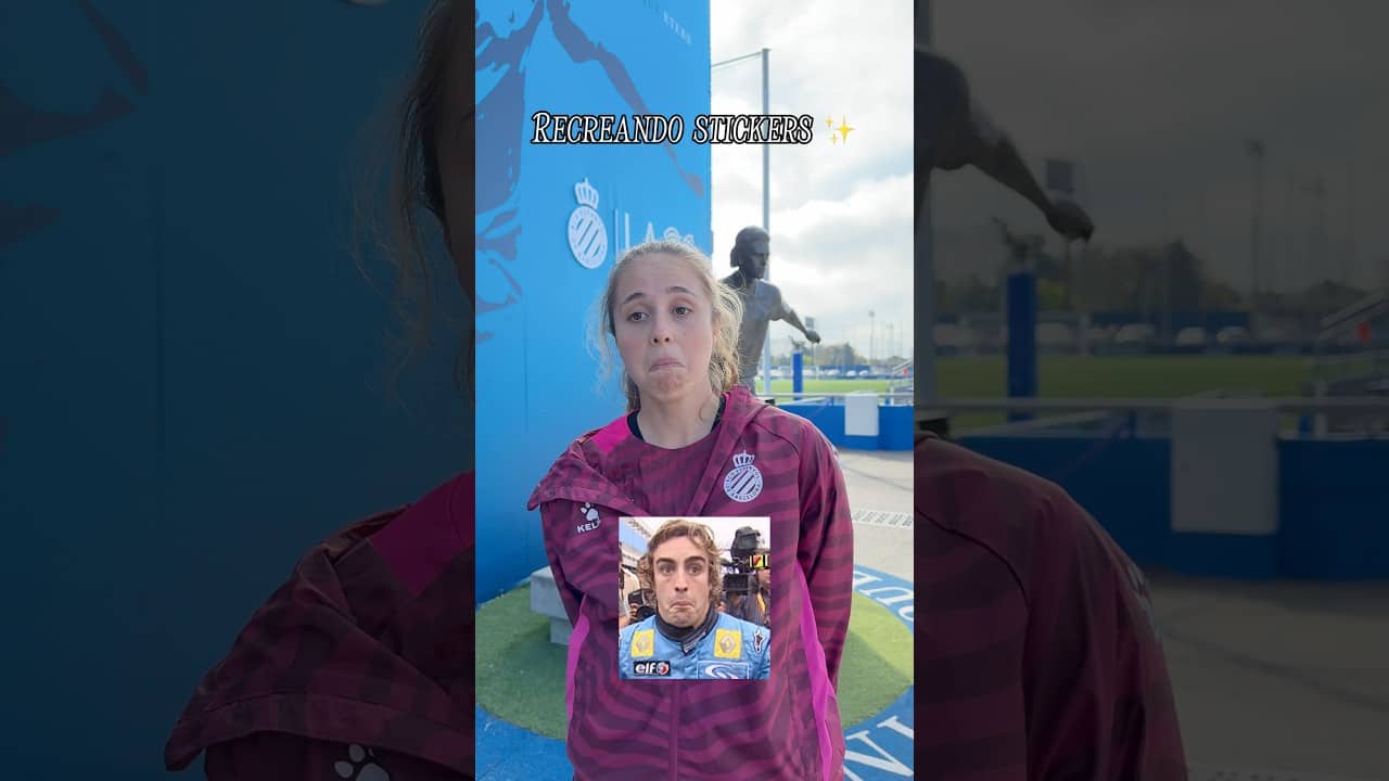 Recreando stickers 🤪😆 #RCDEFem #challenge #shorts