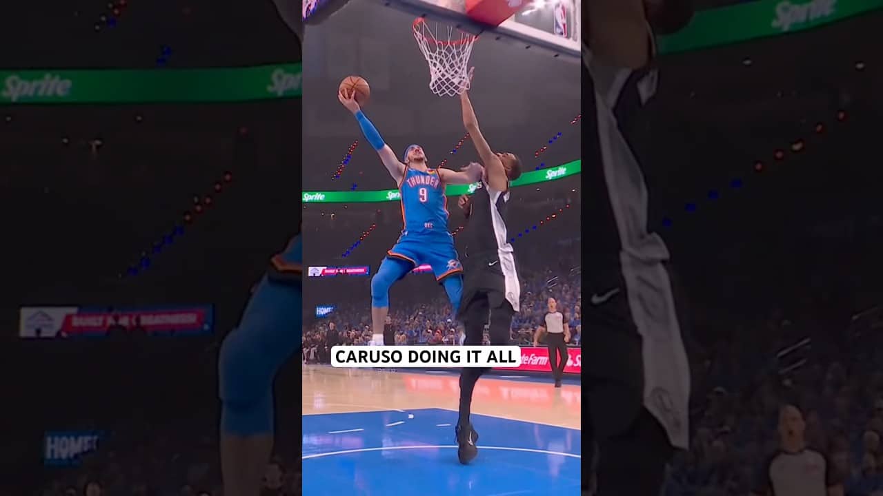 Alex Caruso energizing the Thunder 🔋