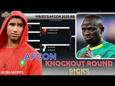 AFCON 2025 KNOCKOUT ROUND BRACKET & PREDICTIONS: Morocco vs. Senegal Final? 🤔 | Morning Footy