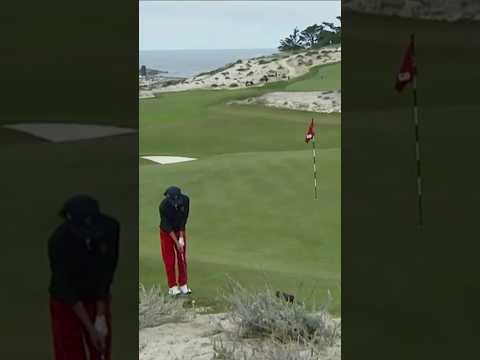 What a boomerang putt! 🪃⛳