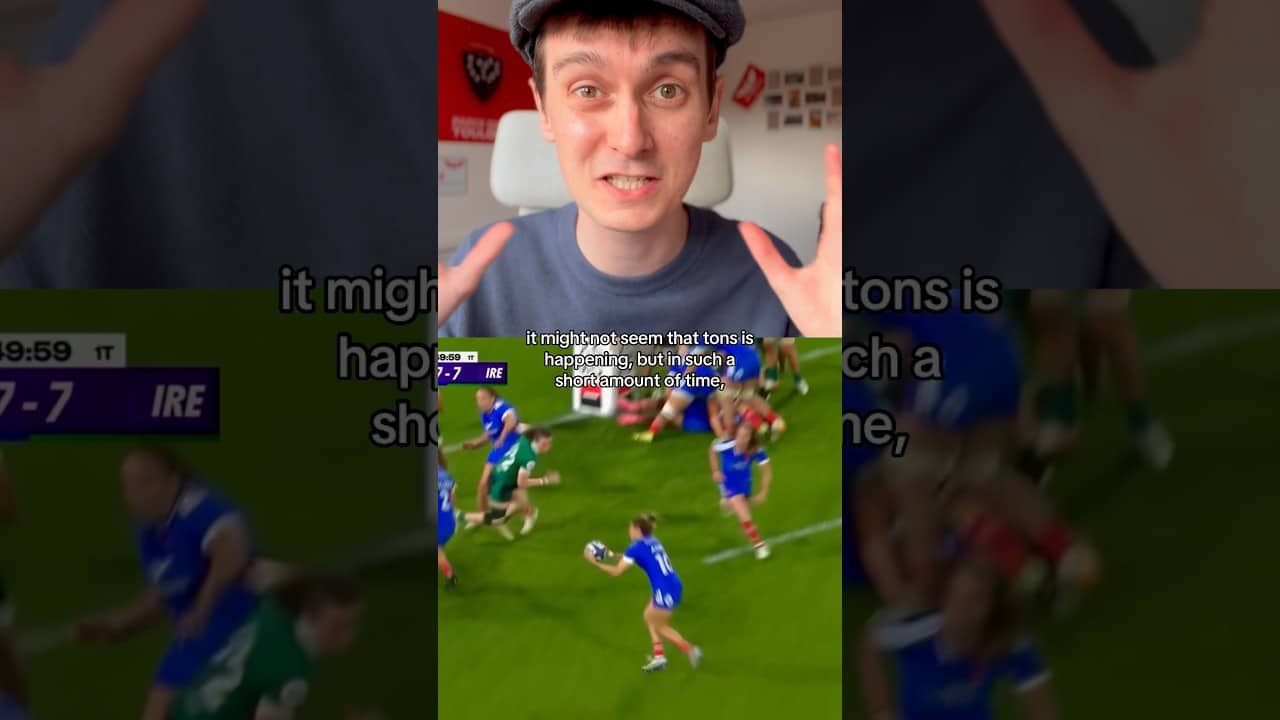 France’s Attacking Secrets REVEALED! 🔥 #rugby #sixnations
