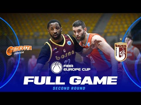 LIVE - Cedevita Junior v KK Bosna BH Telecom | FIBA Europe Cup 2025-26 | Second Round