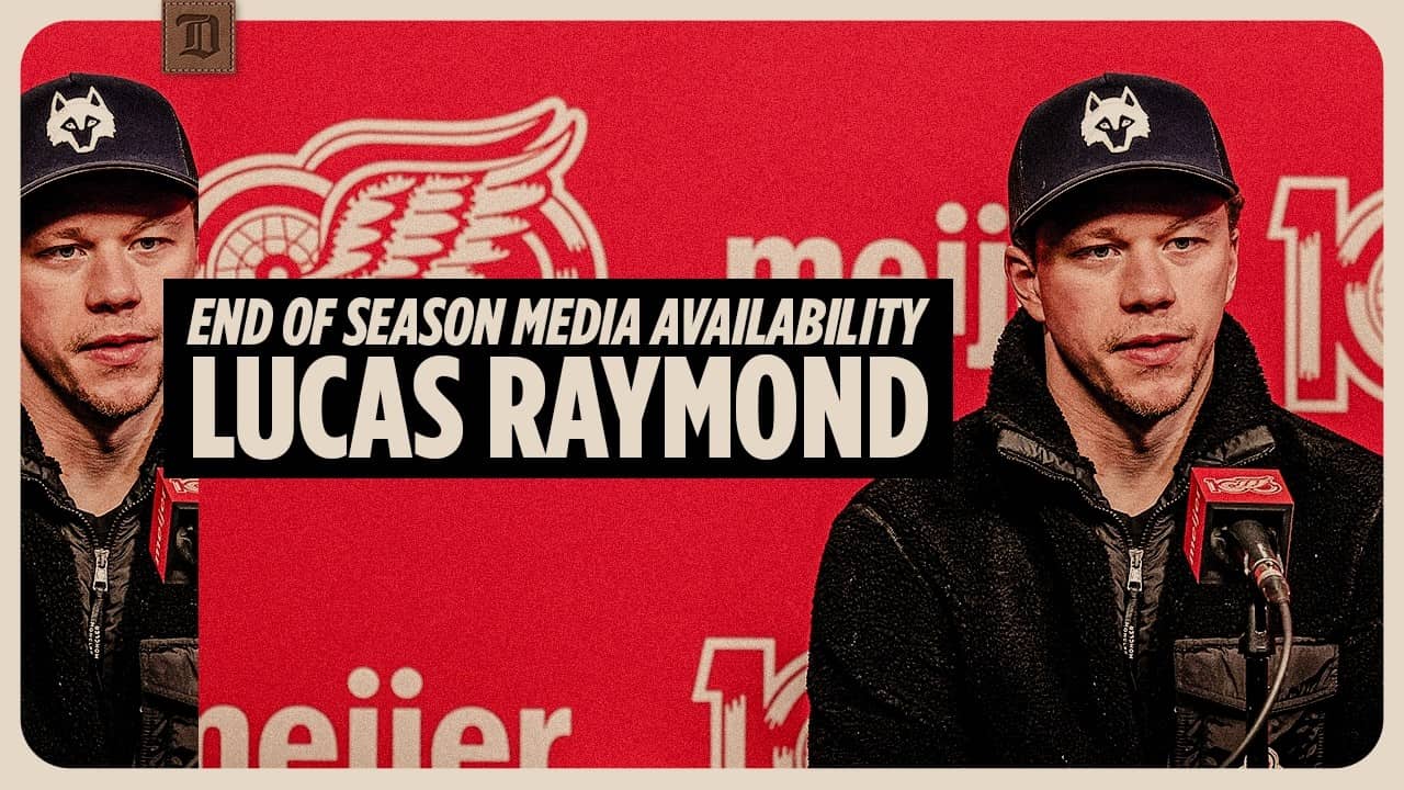 Lucas Raymond Detroit Red Wings Season Ending Media | April 17, 2026