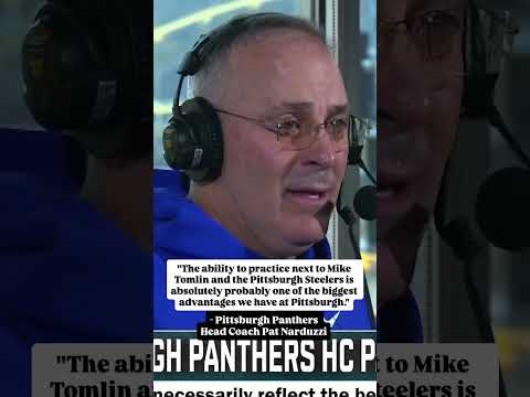 Pat Narduzzi shares his thoughts on what it's like sharing a field with the Steelers ✍️