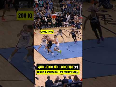 Jokic had Grizzlies bench curling up😭