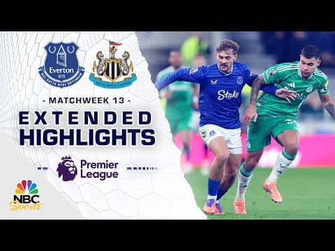 Everton v. Newcastle United | PREMIER LEAGUE HIGHLIGHTS | 11/29/2025 | NBC Sports