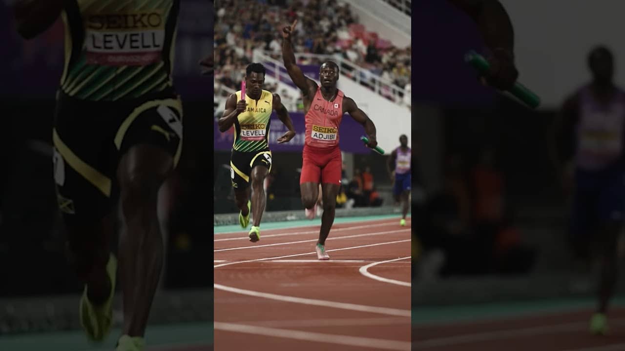 Canada 🇨🇦 claimed the first-ever mixed 4x100m title at the #WorldRelays in 2025 👀