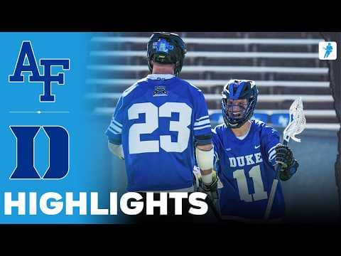 Air Force vs Duke | NCAA College Lacrosse | Highlights - March 07, 2026