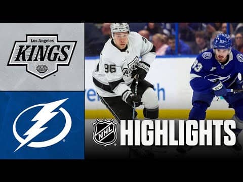 Kings vs. Lightning | NHL Highlights | December 18, 2025