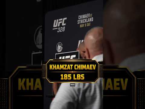 Khamzat Chimaev makes championship weight for UFC middleweight title defense against Sean Strickland