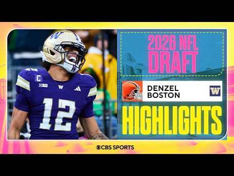 Denzel Boston Washington highlights | Drafted in Second Round by Browns