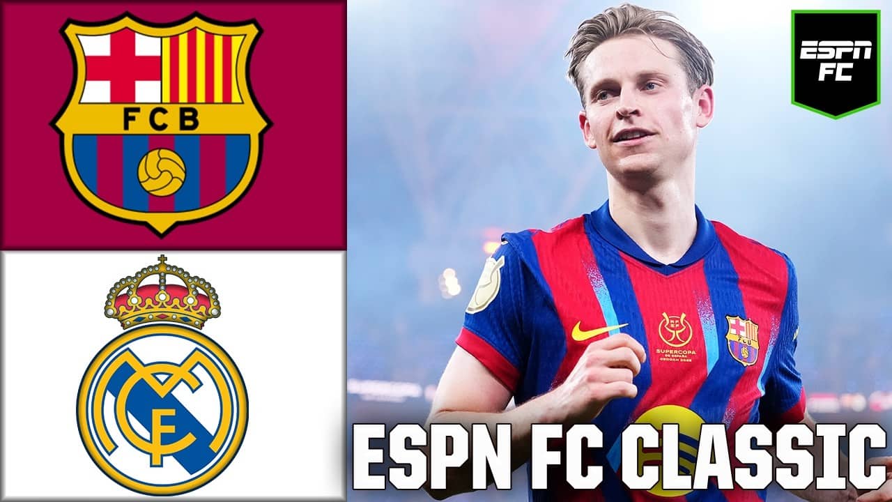 Barcelona vs. Real Madrid EXTENDED HIGHLIGHTS [January 2026 Supercopa de Espana] | ESPN FC