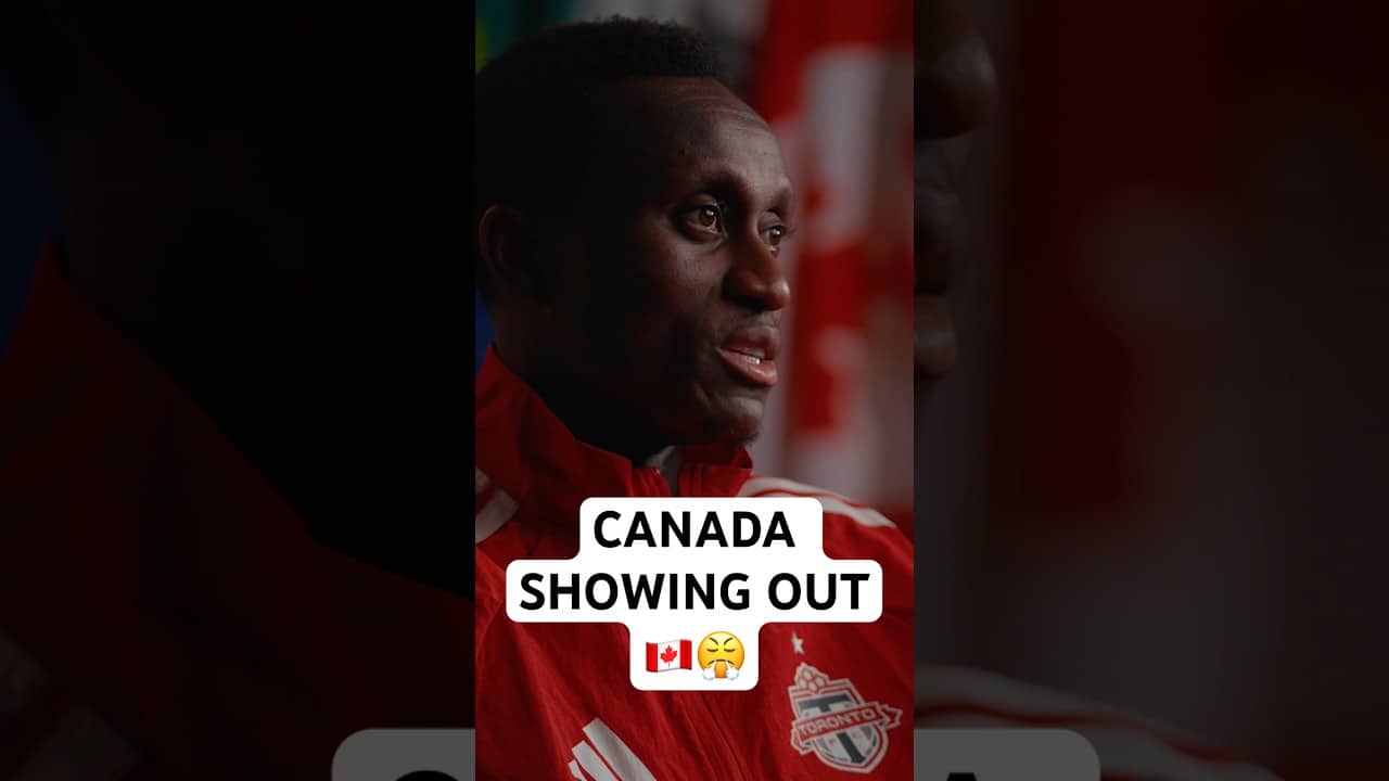 Richie Laryea showing the world @CanadaSoccerTV pride🇨🇦😤