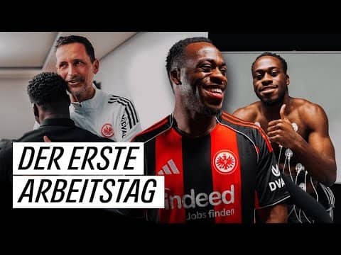 Arnaud Kalimuendo wird überrascht! I Der erste Tag als Adlerträger | Behind the Scenes