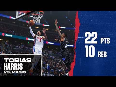 Tobias Harris | Game 6 Highlights vs. Orlando Magic #nba #pistons