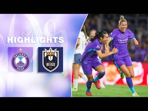 2025 NWSL Highlights | Orlando Pride 1 -  Seattle Reign 1