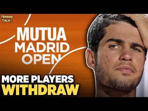 More Players Withdraw from Madrid Masters 2026 | Tennis News