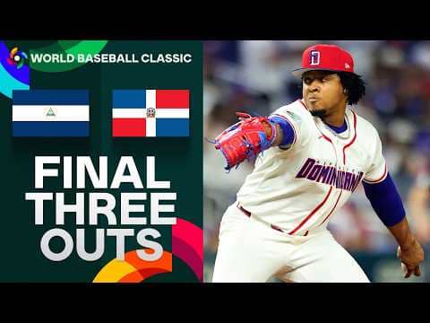 FINAL 3 OUTS: Team Dominican Republic closes out a dominant victory in the World Baseball Classic 🇩🇴