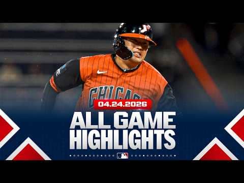 Highlights from ALL GAMES on 4/24 (Munetaka Murakami homers AGAIN, Konnor Griffin's 1st HR & MORE!)