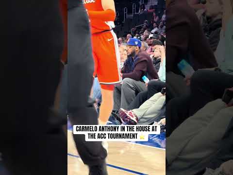 A Syracuse legend in the building at the ACC Tourney🔥 #accbasketball #collegebasketball #celebrity