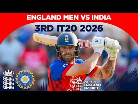 Salt Smashes 70 off 44 | Highlights - England v India | 3rd Vitality IT20 2026