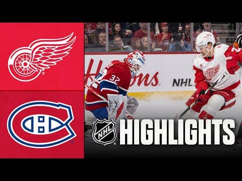 Red Wings vs. Canadiens | NHL Highlights | January 10, 2026