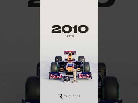 🏆 Every F1 champion and car since 2000