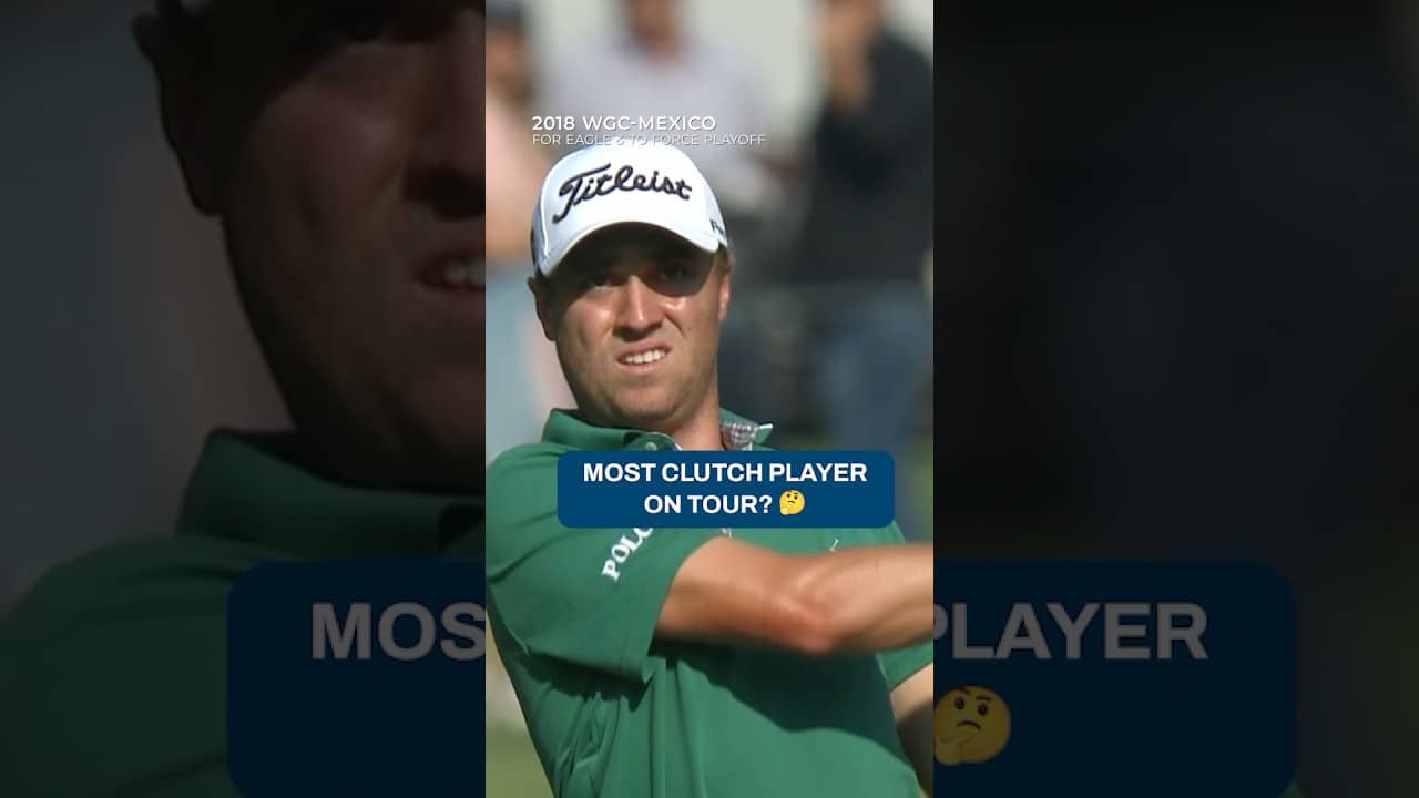 Justin Thomas LIVES for the big moments 😤