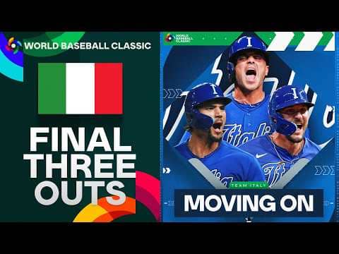 BREW THAT ESPRESSO! ☕️ Team Italy is heading to the 2026 World Baseball Classic semifinals! 🇮🇹