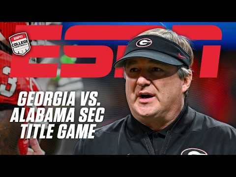 Georgia vs. Alabama for the SEC title 🏆 Lessons learned, revenge & CFP implications 🍿 | The Kickoff