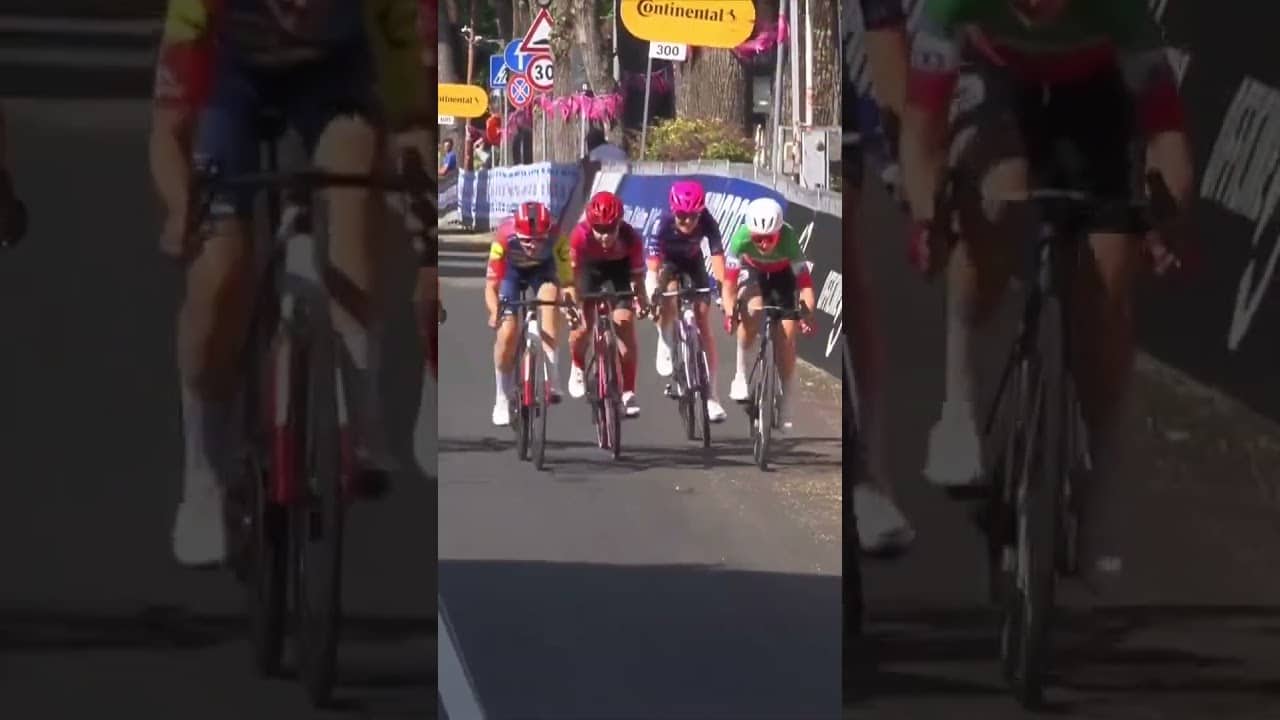 Rise of a French superstar! 🇫🇷🔥Célia Gery grabs a huge win on Stage 7 of the Giro d'Italia Women! 🏆