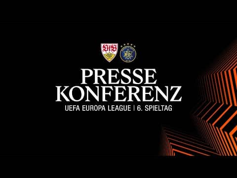 LIVE Pressekonferenz: VfB Stuttgart - Maccabi Tel Aviv | UEFA Europa League