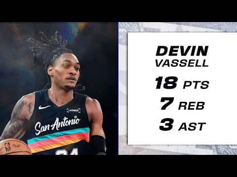 Devin Vassell’s 18-Point Performance | Full Highlights