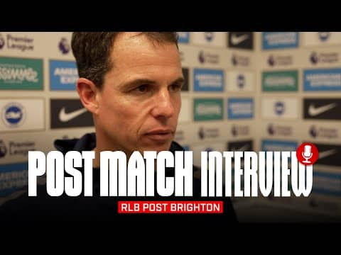 "We showed courage" | Régis Le Bris On Brighton Draw | Post Match Interview