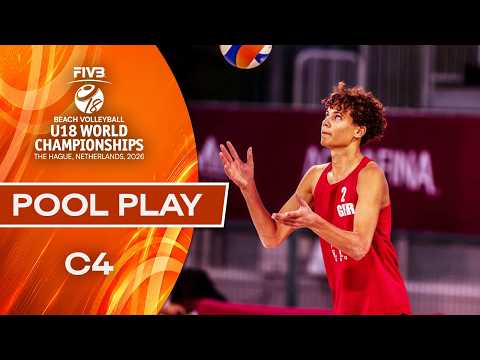 Pool Play - Court 4 | Beach U18 World Championships 2026 | The Hague