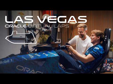 How to Drive An F1 Car Through Las Vegas! | Oracle Virtual Laps