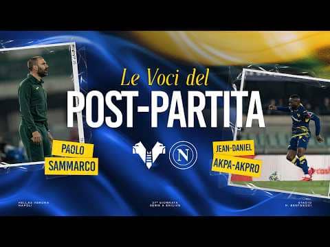 Serie A Enilive 2025/26 | Le voci del post partita: Sammarco e Akpa-Akpro
