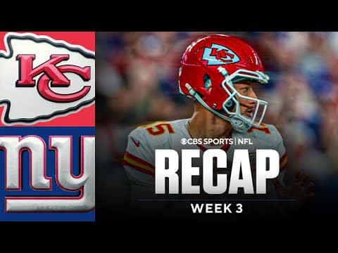 Chiefs Snap Skid, Capitalize on Giants’ Miscues for First Win of Season | Week 3 Recap