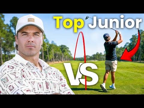 I Challenged A Top Ranked Junior Golfer (he’s insane) 