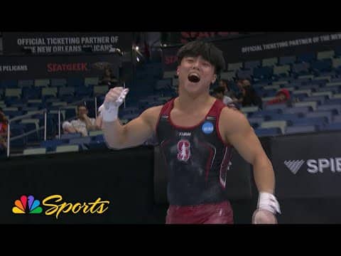 Asher Hong holds historic Day 1 lead at U.S. Gymnastics Championships | NBC Sports