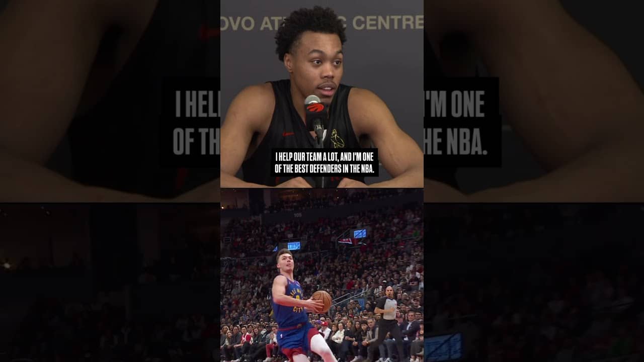 TALK YOUR TALK 4 😤 DEFENSE DON’T LIE 🔒 #raptors #nba scottiebarnes