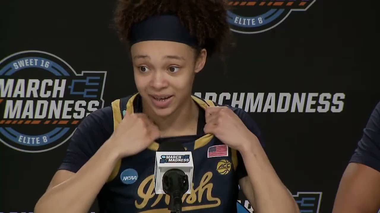 Notre Dame Postgame Press Conference (2026 Women's Sweet 16)