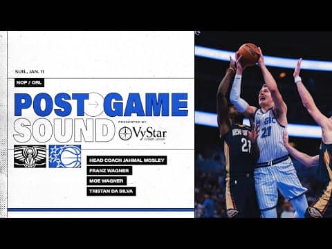 POSTGAME SOUND: NEW ORLEANS PELICANS VS. ORLANDO MAGIC | COACH MOSE, TRISTAN, MORITZ & FRANZ
