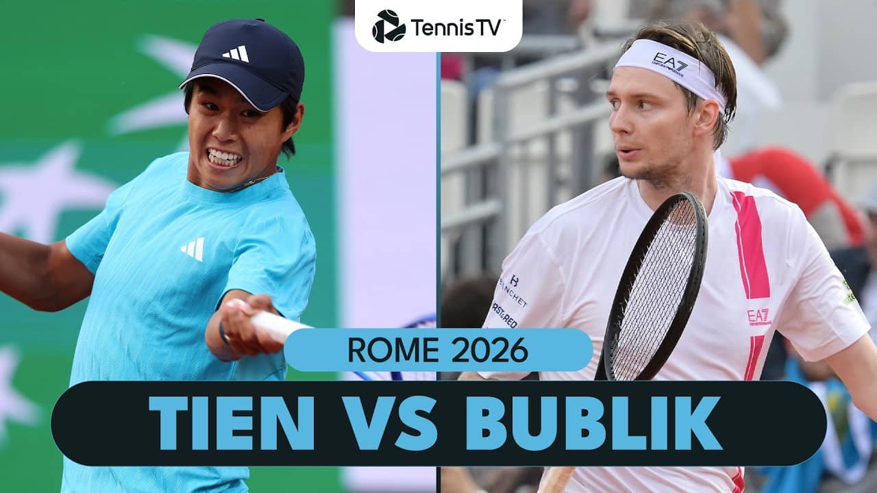 Learner Tien vs Alexander Bublik BIG Battle 🔥 | Rome 2026