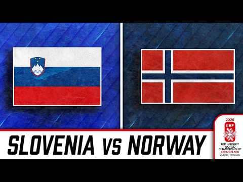 Watch Slovenia vs Norway at the 2026 IIHF World Championship 🇸🇮🇳🇴🏒